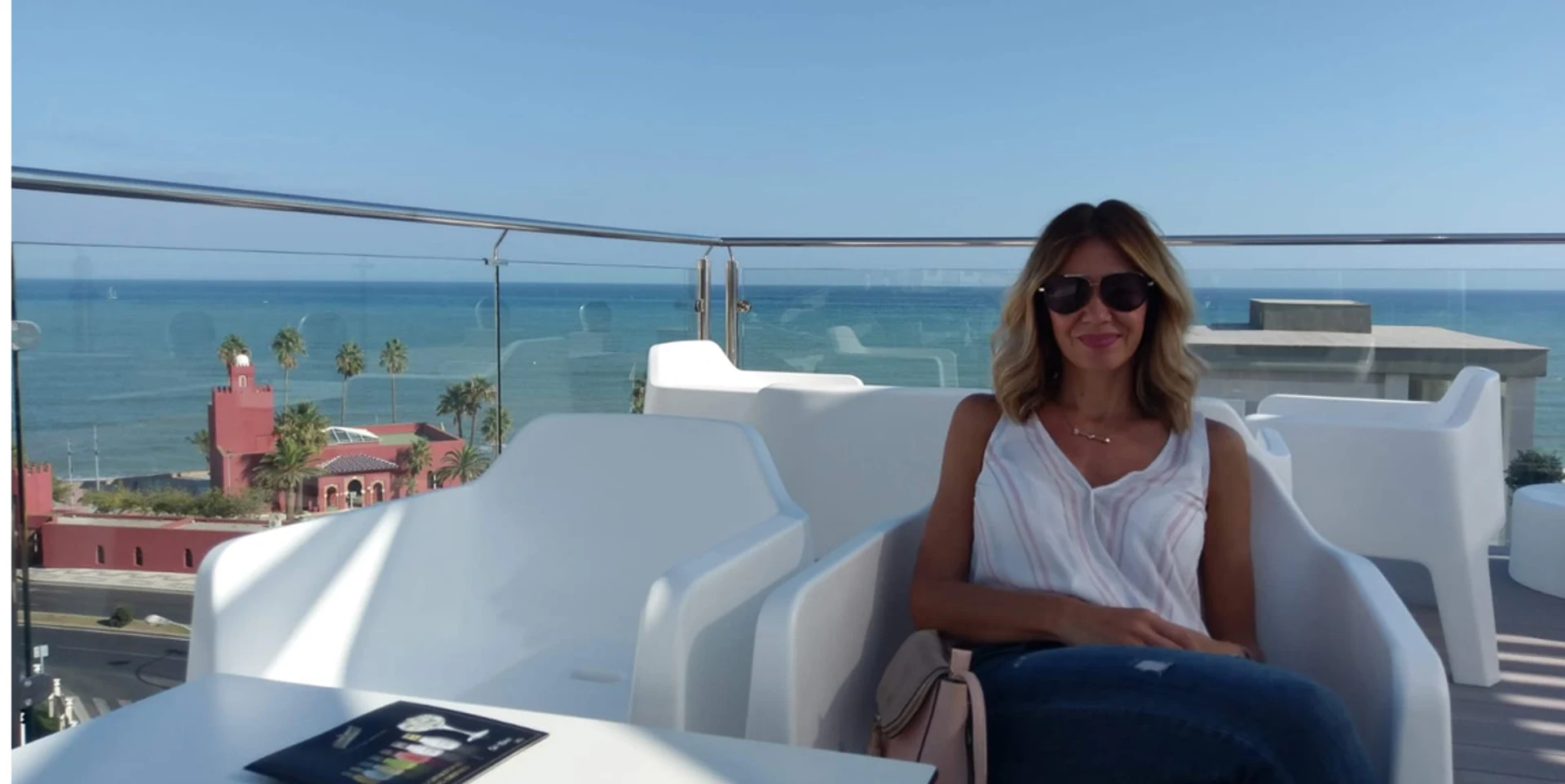 Rooftop terrace overlooking the Costa del Sol, Málaga